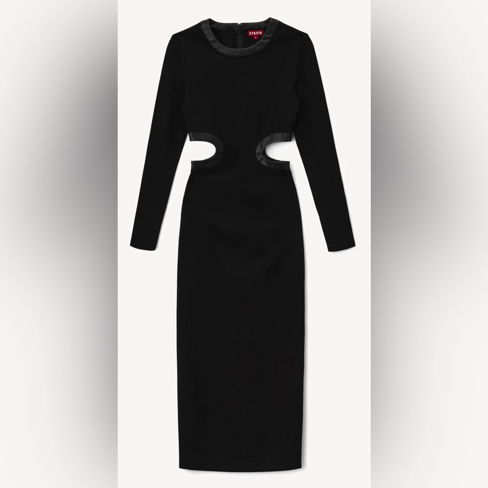 NWT STAUD Dolce Cutout Dress Large